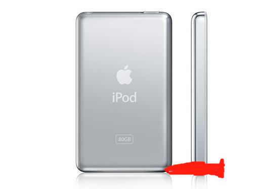 Ipod 80G金属盖面